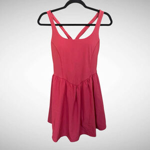 Halara Dress with Built in Shorts Red Size M
